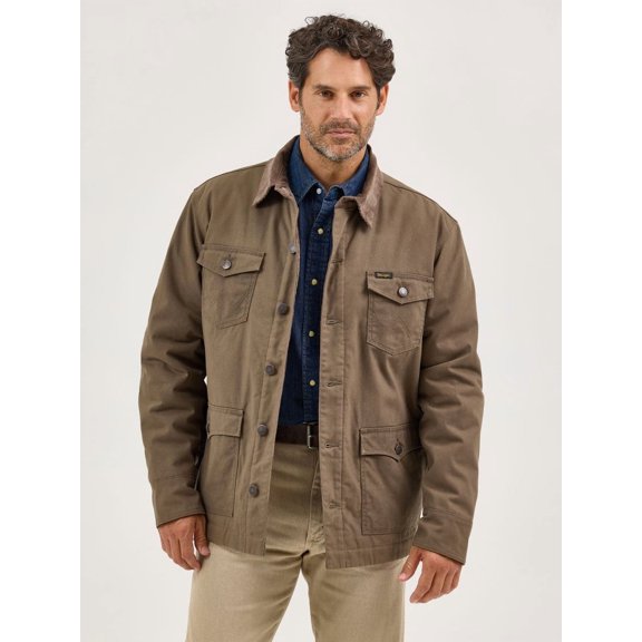 Wrangler Morel Western Lined Barn Coat - Mens Jacket - 112367636