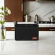 thumbnail image 4 of unbranded Bolsa De Fieltro Negro Para Botella De Vino Con Compartimentos Para Transporte, 4 of 6
