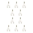 thumbnail image 1 of Inteprter Divisor de audio de 3,5 mm Tipo Interfaz de conector estéreo 2 en 1 Convertidor de sonido externo Accesorios para micrófono de teléfono blanco blanco 10piezas, 1 of 4