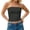 Dark Gray, variant on Bvxeep Women's Solid Color Style Double-Layer Tube Top