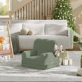 thumbnail image 5 of Ataucjin Kids Couch,2-in-1 Convertible Teddy Fleece Fabric Toddler Sofa Chair,Toddler Chair Comfy,Convertible Sofa to Lounger,Soft Fold Out Couch Lounger for Kids,Comfy Children's Sofa Bed, 5 of 7