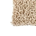 thumbnail image 3 of Benjara Fabric Accent Pillow with Shaggy Details, Cream, 3 of 5