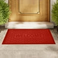 thumbnail image 3 of Hiroekza Dirt Trapper Door Mat Non-Slip Machine Washable Entry Rug 60x40cm PVC Embossed Welcome Mat for Front & Back Door Red, 3 of 6