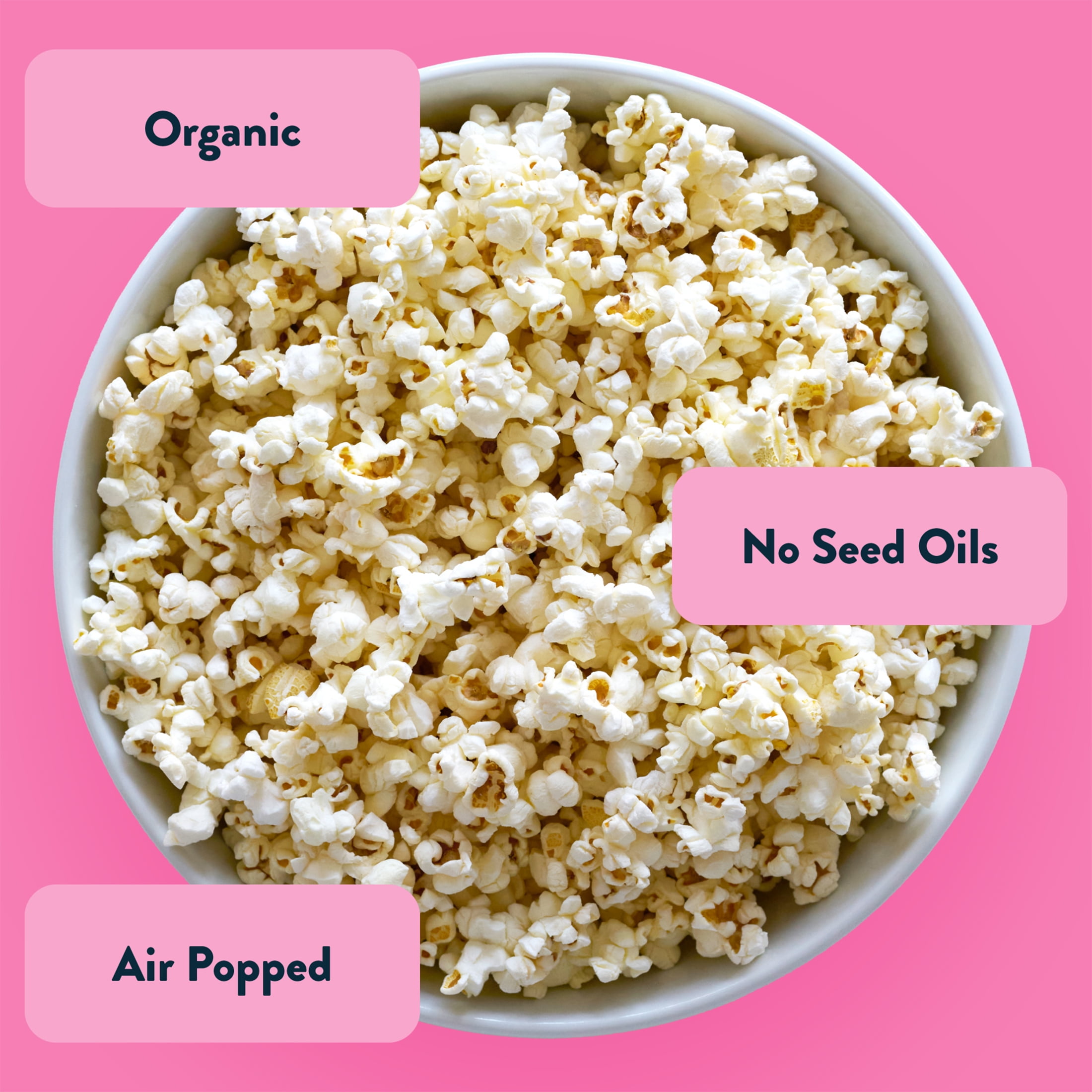 LesserEvil Himalayan Pink Organic Popcorn, 4.6 oz