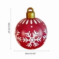 thumbnail image 3 of Bola inflable de Navidad Bola de Navidad de PVC Bola inflable Decoración personalizada 60 cm Bolas de fiesta de Navidad, 3 of 11