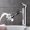 Silver, variant on Kaonry Silver Bathroom Basin Faucet, Hot & Cold Water Mixer Tap, Single Handle Single Hole Brass Faucet with Rotate Spout, Short Heavy Duty Anti-Rust Faucet for Bathroom Sink Lavatory Vanity