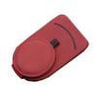 Soporte para gafas de coche, soporte para colgar gafas de cuero para vehículos SUV (rojo)