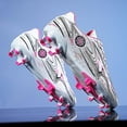 thumbnail image 6 of Boys Girls Soccer Shoes Non-slip Football Boots Cleats Grass Soccer Sneakers 2kr158, 6 of 6