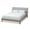 Greyish Beige, variant on Baxton Studio Louvain Upholstered Platform Bed