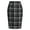 Coffee B1, variant on Zunfeo Fall Winter Skirts for Women 2023 Woolen Pencil Skirts Knee Length High Waisted Plaid Vintage Classic Midi Skirts Green 6