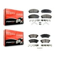 thumbnail image 1 of Positive Plus Front Rear Semi-Metallic Brake Pads Kit for Car Toyota Sienna Highlander Lexus RX350 RX450h KPF-100120, 1 of 8