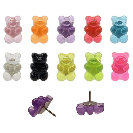 

TRINGKY 20 Pcs Fashion ThumbNails Push Pin for Photos Wall Map Bulletin Board Corkboard
