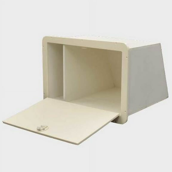 Bennington Pontoon Boat Storage Box BEMAR-12 | 22 x 14 5/8 Inch Off White