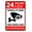 Warning Sign 3, variant on 24Hr Video Surveillance Metal Aluminum Sign, 8"x12" Weather Resistant Weatherproof Decor, Indoor Outdoor Security