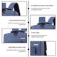thumbnail image 5 of Fiudx Ofertas del día Mochila de negocios para hombre con carga USB, bolsa de ordenador coreana de alta capacidad para viaje, 5 of 7