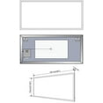 thumbnail image 3 of Vanity Art VA3D-60 LED Bathroom Mirror with Touch Sensor - 60 x 24 x 1 in., 3 of 4