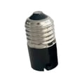 thumbnail image 2 of BELOVING Light Adapter Lighting Accessory,Conversion,Practical,Easy to Install,Lamp Base Extension Sturdy Replacement Converter E27 to B22 Black, 2 of 10