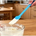 thumbnail image 5 of 3 Pcs Silicone Jar Spatulas,Long Handle Jar Spatulas,Heat Resistant Silicone Spatula,Non-stick Rubber Spatula Small Silicone Spatula for Jars Blenders Cooking Baking Mixing (Mixed), 5 of 7