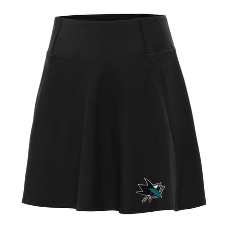 Women s Antigua Black San Jose Sharks Chip Skort