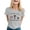 Grey, variant on Essentials Womens Tees Tops Basic Shirts Casual Letter Print Crew Neck Short Sleeve Multiple Colors Dressy Clothes White 2XL