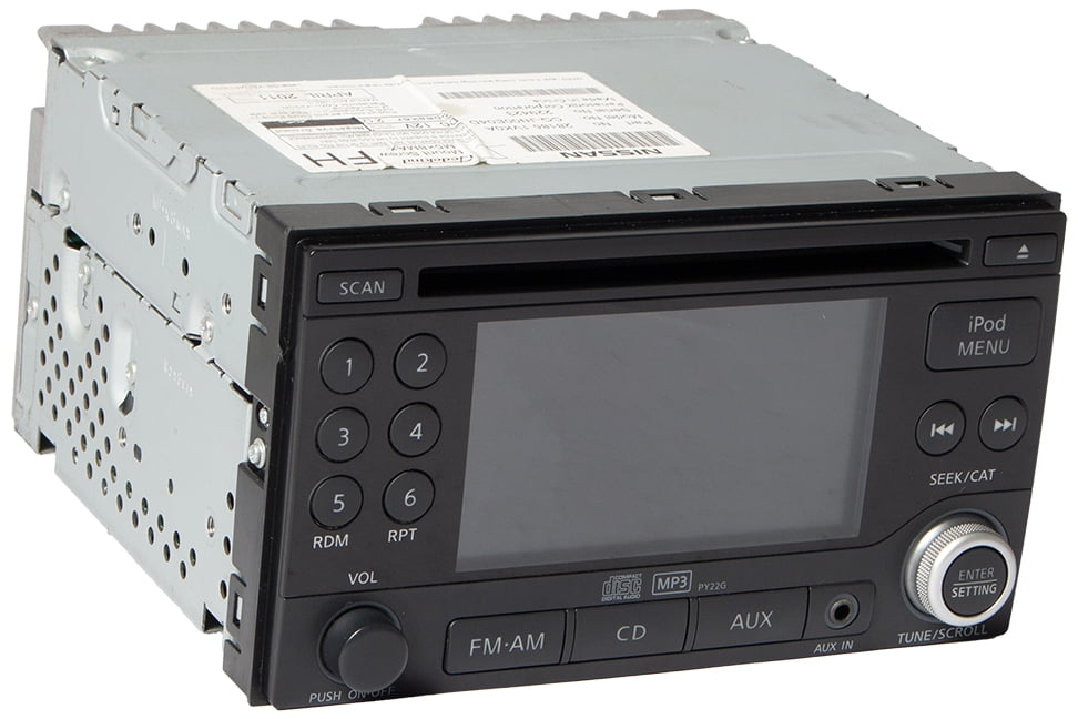 Restored 2011-2012 Nissan Rogue AM FM SAT Radio CD MP3 Player Bluetooth PY22G 28185-1VK0A (Refurbished)