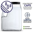 thumbnail image 4 of Stock Your Home Wide Mouth Gallon Jugs (24 Pack) 128 Ounce Rectangular Oblong Gallon Container Clear Plastic Jugs with Handle for Home Commercial or Restaurant Use, 4 of 6