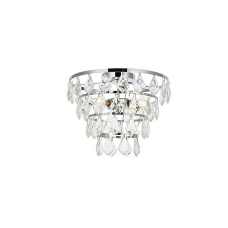 

Ella 16 inch flush mount in chrome