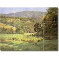thumbnail image 1 of Ceramic Tile Mural-Theodore Steele Landscapes Painting 422. 17" w x 12.75" h using (12) 4.25 x 4.25 ceramic tiles, 1 of 3
