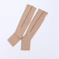 thumbnail image 3 of Knee High Open Toe Firm Support Compression Socks with Zip for Men and Women, 3 of 6