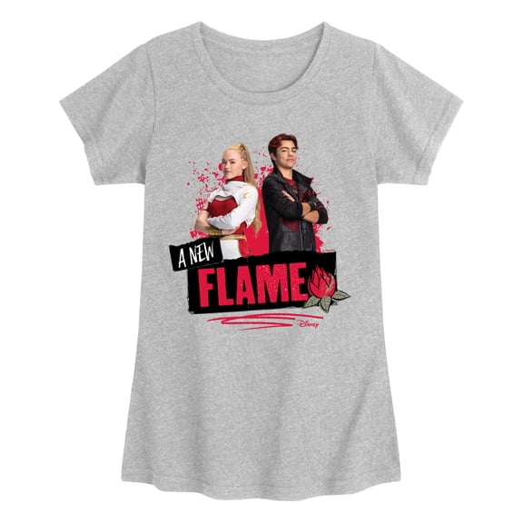Zombies 4 - New Flame - Youth Girls Fitted Short Sleeve T-Shirt