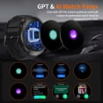 thumbnail image 4 of 2026 Outdoor AI Chat Smartwatch with GPS, 1.43" Curved AMOLED Display, 150+ Sports Modes, Wireless Calling, Sleep Tracking, Dual Straps, 390mAh Battery for Men & Women, 4 of 11