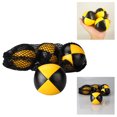 thumbnail image 3 of 3x pelota de malabarismo suave Sunnimix con bolsa de almacenamiento Amarillo negro, 3 of 7