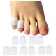thumbnail image 1 of Juego de 10 piezas, funda protectora fina para los dedos de los pies, protege los dedos de los pies del roce, transparente TUNC Sencillez, 1 of 5