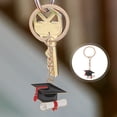 thumbnail image 2 of 10 llaveros de graduación de 2025, llaveros metálicos con forma de birrete, regalos de graduación al por mayor, recuerdos de fiesta para llaves universitarias, mochilas, colores surtidos., 2 of 4