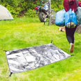 thumbnail image 4 of Tapis Pliant pour Dormir Imperméable Pliable en Aluminium Enroulable 1Pcs Robuste 120x200CM, 4 of 8