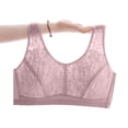 thumbnail image 4 of Lovskoo Women's Seamless Wireless Push Up Bras Comfort No Underwire No Button Bralettes Full Coverage Pullover T-Shirt Bra Purple, 4 of 5