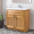 thumbnail image 3 of Pemberly Row Contemporary 30" Wood Bathroom Vanity Without Top in Birch, 3 of 6