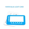 thumbnail image 5 of Square Eyeglasses Anti-Blue Light Anti-Blue Light Card Resuable Testing Card PVC 60x40mm/2.36x1.57inches, 5 of 8