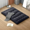 thumbnail image 2 of Costway Full Futon Mattress Japanese Floor Pad Washable Cover Carry Bag Black, 2 of 10