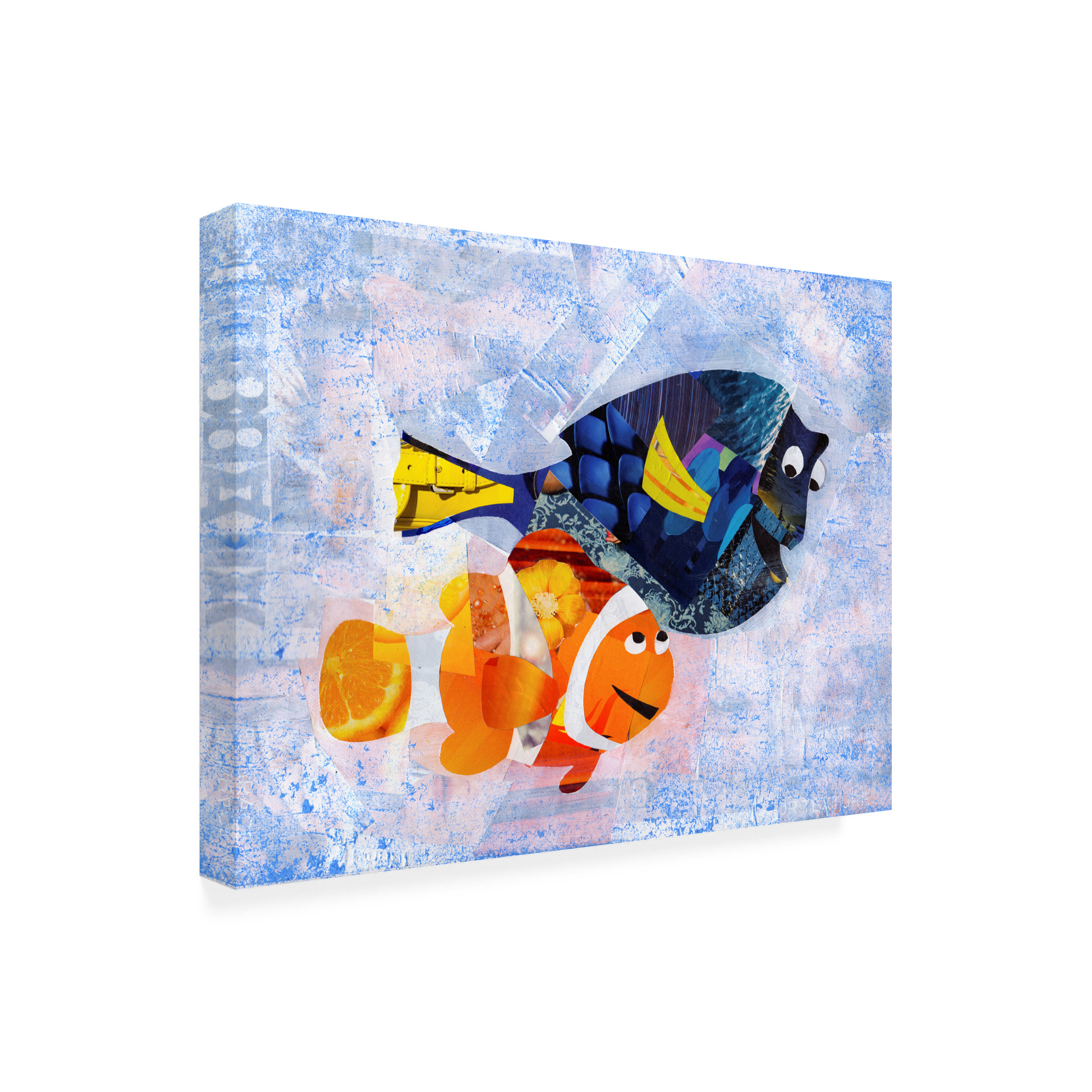 Trademark Fine Art 'Clownfish' Canvas Art by Artpoptart