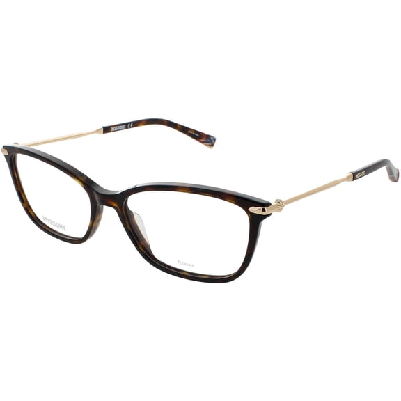 Missoni MIS 0058 0086 Women's Havana Rectangular Frame Eyeglasses
