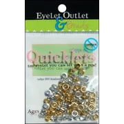 Eyelet Outlet Quicklets Round 84/Pkg-Anodized 2