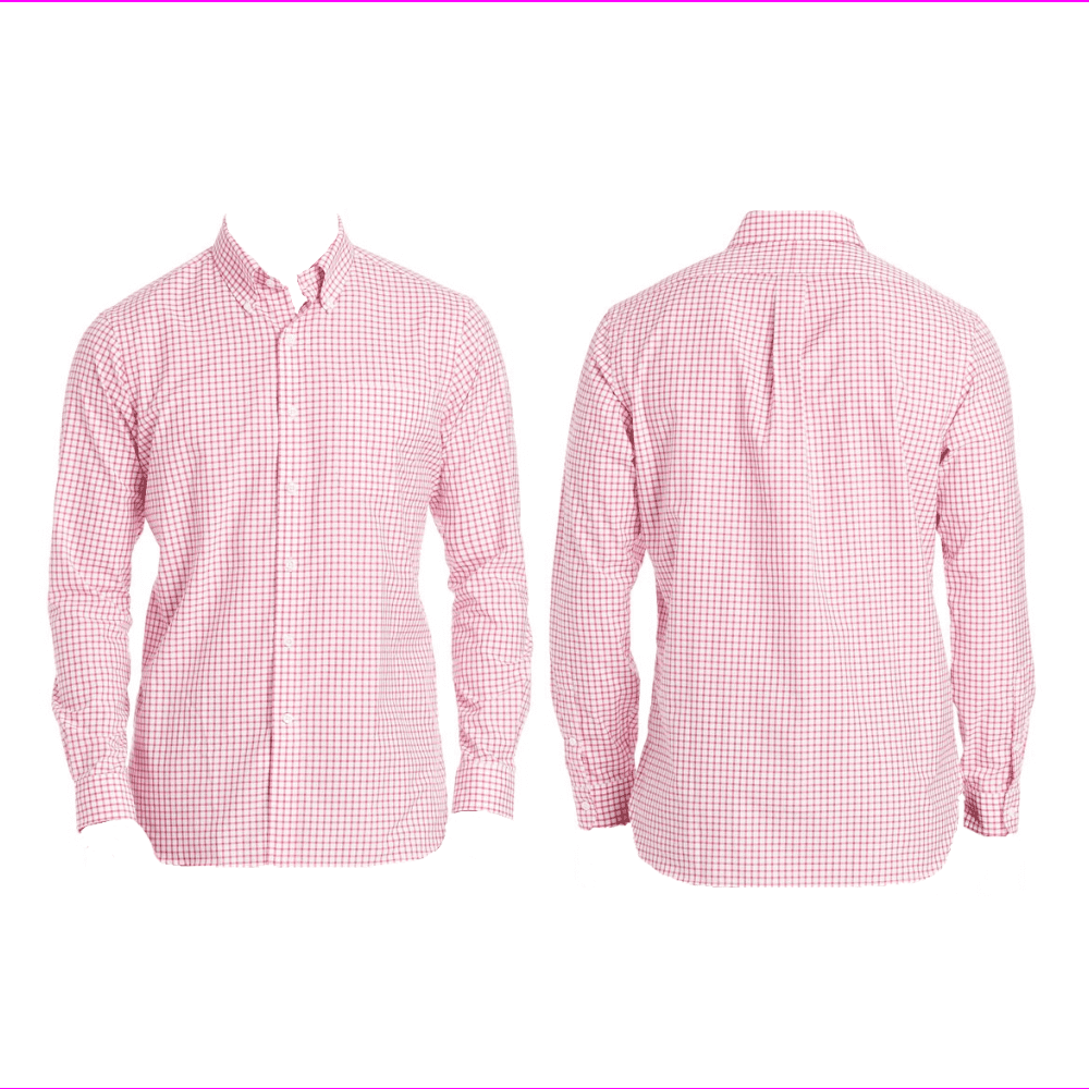 ralph lauren pink check shirt