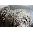 thumbnail image 2 of The HomeCentric Pillow Cover, Silver Pillow case, Jute Swirls Pillow Cover, Pack of 2, 20x20 inch (50x50 cm) Pillow Cover Decorative, Geometric Throw Pillow Cover, Square Silk Throw - Silver Jute, 2 of 8