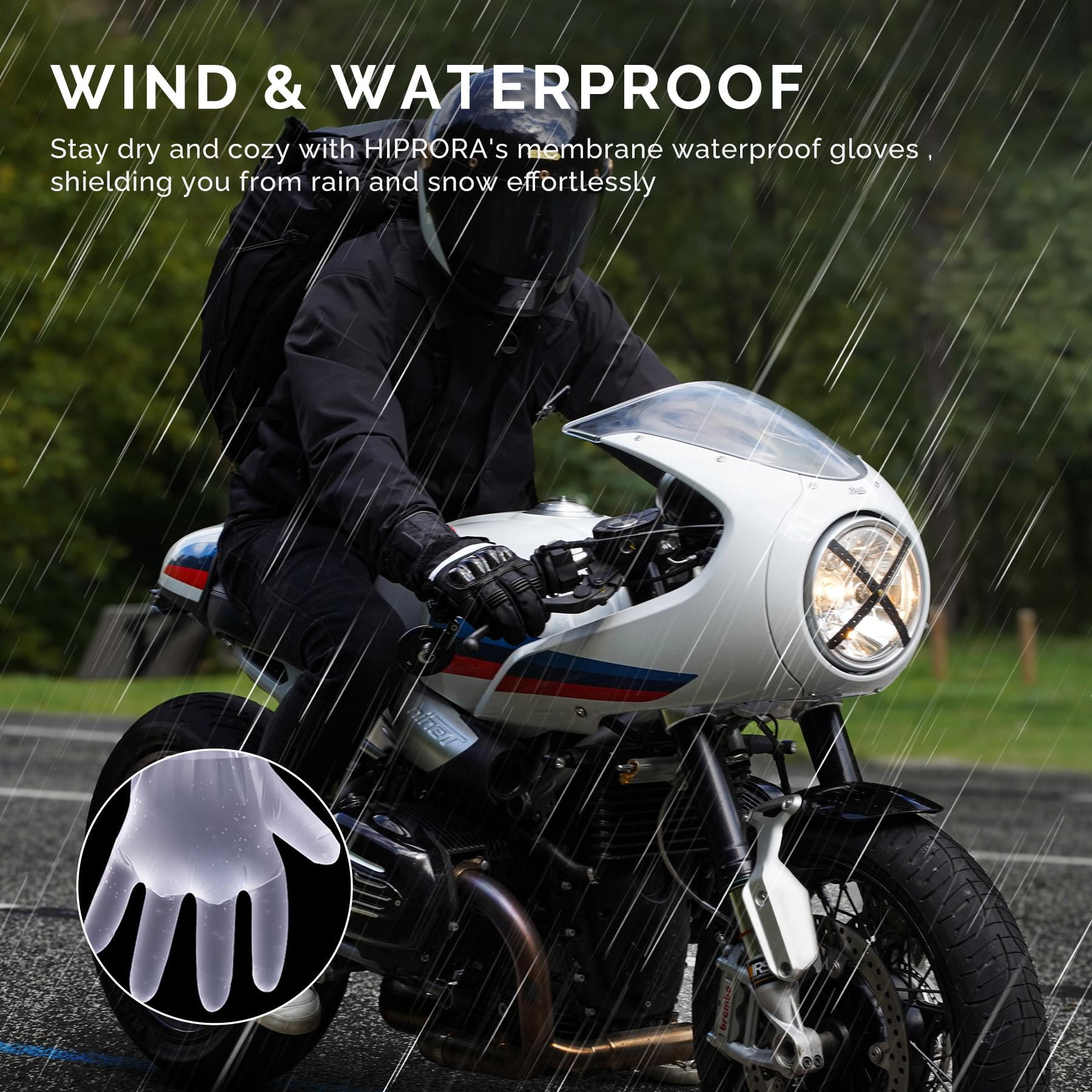 Snow Deer Heated Gloves for Men Women Rechargeable Electric Heated Gloves Heated Skiing Glove for Snowboarding Motocycle Gloves