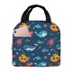 thumbnail image 1 of Disketp Ocean Floor Animals for Insulated Lunch Bag for Women and Men, Perfect for Work, Hiking, Picnic, 1 of 8