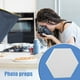 thumbnail image 5 of Adornos de fotografía de bloque de espuma de apoyo fotográfico geométrico 3D decoración del hogar 1pc hexágono blanco Scienceny HA001751-04, 5 of 6