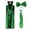 Green, variant on Sequin Suspenders Sequined Suspenders & Bow Tie Set Adjustable Straps Rave Outfit Accessories Stage Performance Costume Jazz Dancewear Party Suspender Accessory