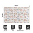 thumbnail image 5 of White Boho Bohemia Rainbows Clouds Stars Pattern Door Rugs,Washable Non Slip Door Mats Indoor,Decorative Door Mats,Entry Mat Indoor for Entrance,Bedroom,Kitchen,Bathroom,20"x32", 5 of 6