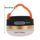 thumbnail image 5 of Puntoco Liquidación de suministros de cocina Linterna LED portátil recargable por USB para acampar, luz para tienda de campaña, cargador, 2 piezas, 5 of 5